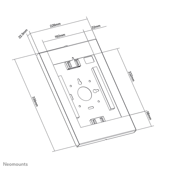 Neomounts WL15-650WH1 Wand-Tablethalter fir 9,7-11 inch Tablets - Wäiss