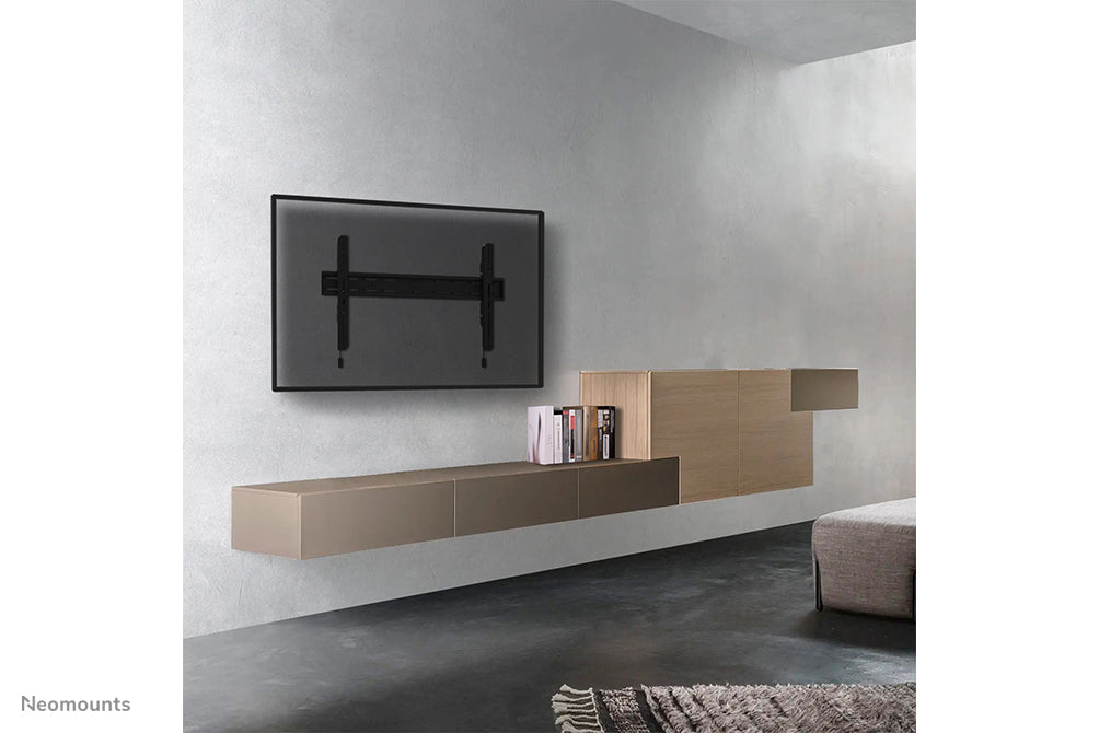 Neomounts WL30S-850BL18 flaache Wandhalterung fir 43-86 inch Bildschirmer - Schwaarz