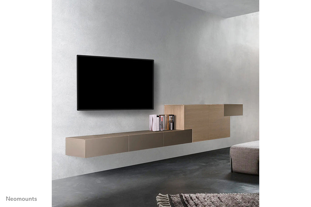Neomounts WL30S-850BL18 flaache Wandhalterung fir 43-86 inch Bildschirmer - Schwaarz