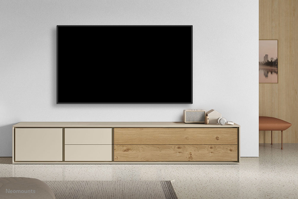 Neomounts WL35-550BL18 kippsbar Wandhalterung fir 43-86 inch Bildschirmer - Schwaarz