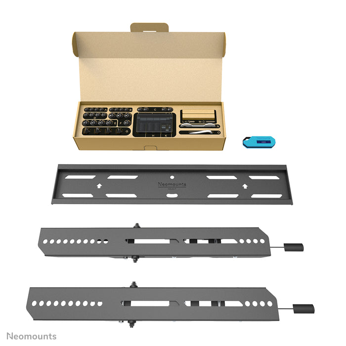 Neomounts WL35S-850BL14 kippsbar Wandhalterung fir 32-65 inch Bildschirmer - Schwaarz