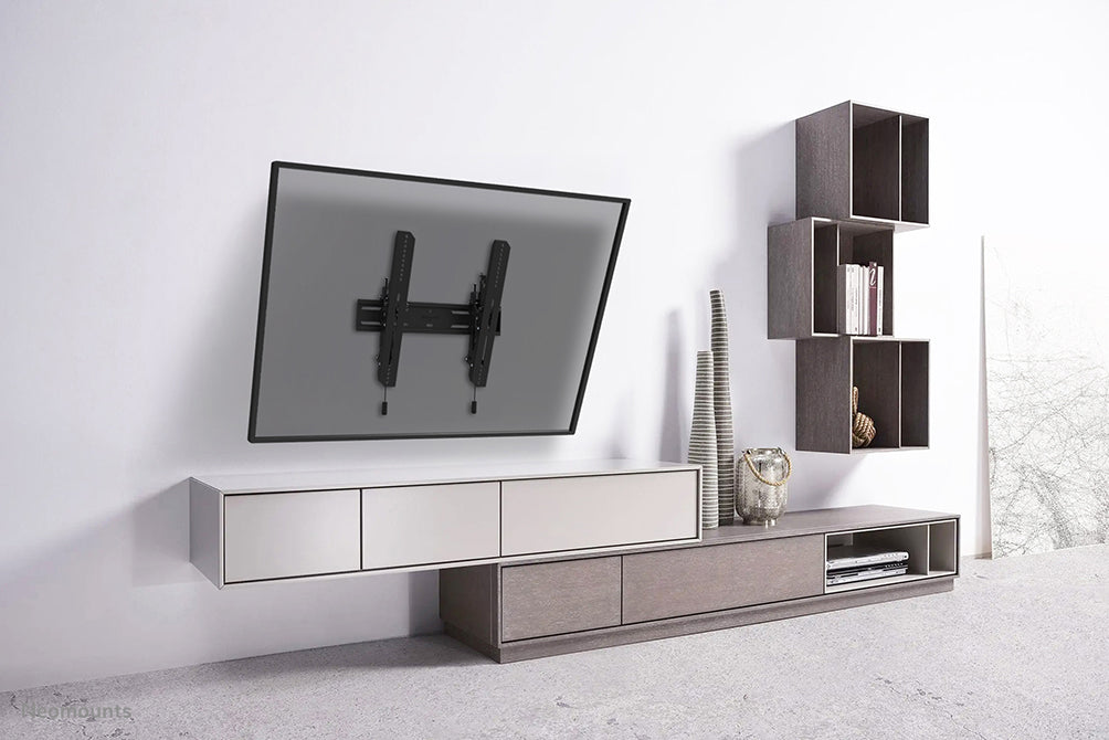 Neomounts WL35S-850BL14 kippsbar Wandhalterung fir 32-65 inch Bildschirmer - Schwaarz