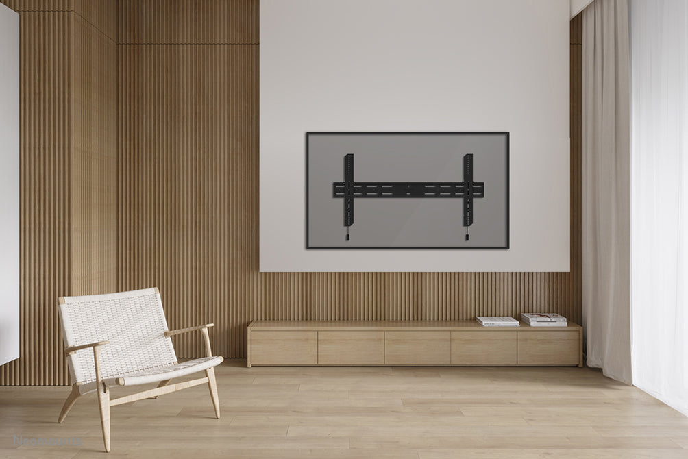Neomounts WL35S-850BL18 kippsbar Wandhalterung fir 43-98 inch Bildschirmer - Schwaarz