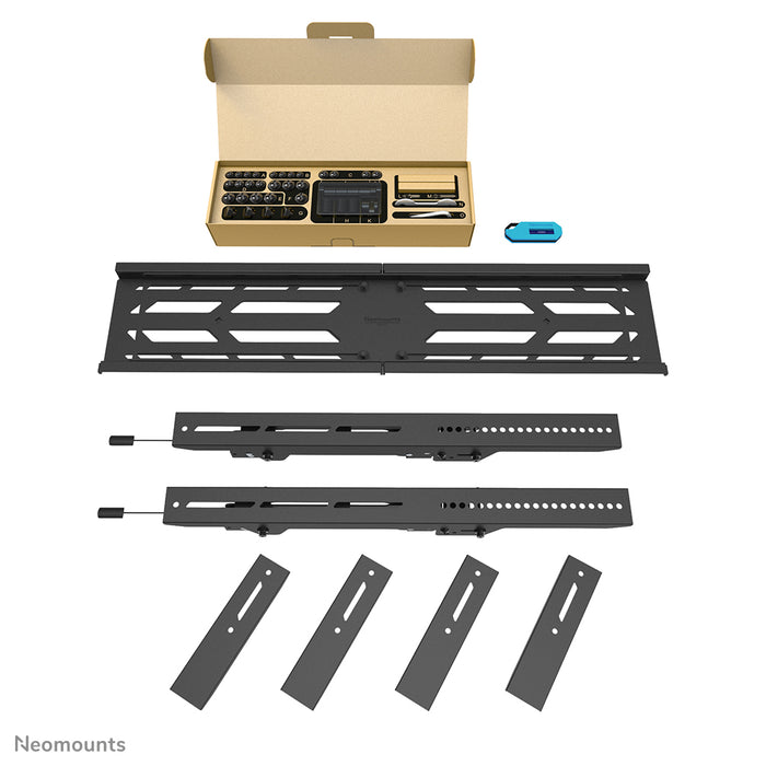 Neomounts WL35S-950BL19 kippsbar Wandhalterung fir 55-110 inch Bildschirmer - Schwaarz