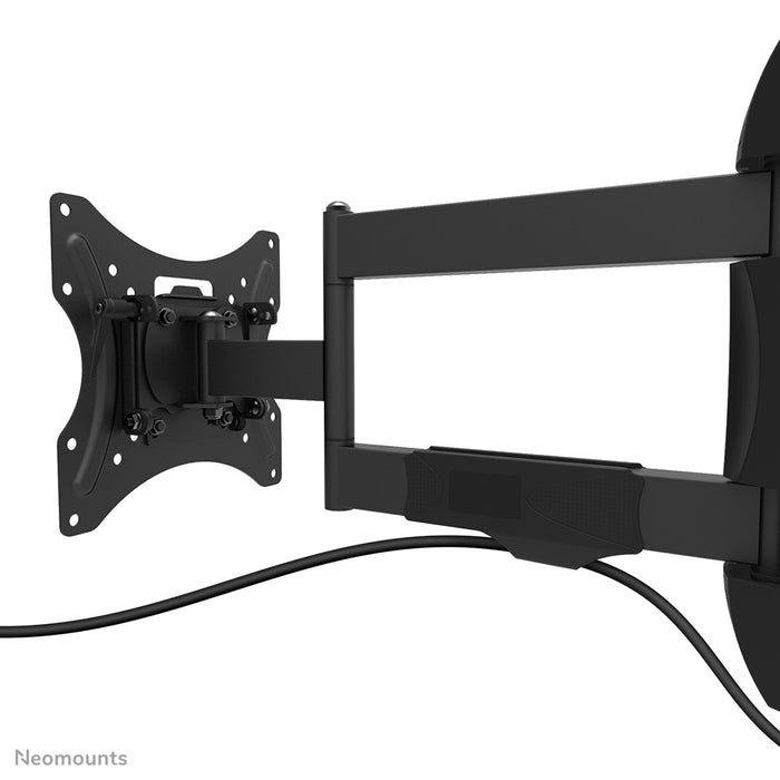 Neomounts WL40-550BL12 Full-Motion-Wandhalterung fir 32-55 inch Bildschirmer - Schwaarz