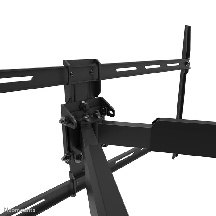 Neomounts WL40-550BL18 Full-Motion-Wandhalterung fir 43-75 inch Bildschirmer - Schwaarz