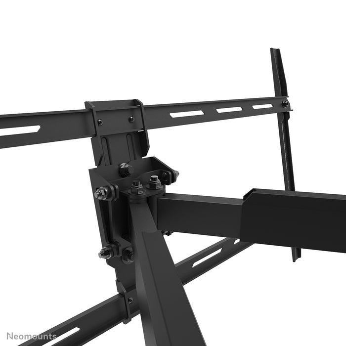 Neomounts WL40-550BL18 Full-Motion-Wandhalterung fir 43-75 inch Bildschirmer - Schwaarz