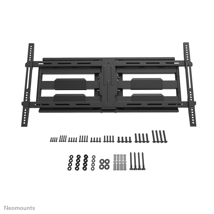 Neomounts WL40-550BL18 Full-Motion-Wandhalterung fir 43-75 inch Bildschirmer - Schwaarz