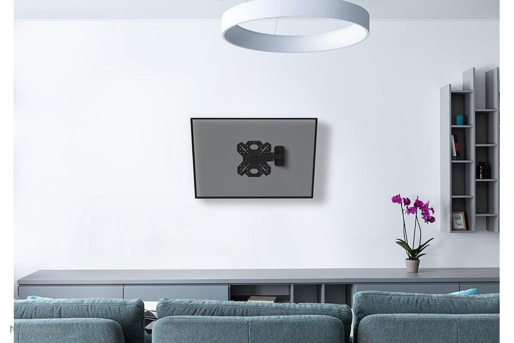 Neomounts WL40S-840BL12 Full-Motion-Wandhalterung fir 32-55 inch Bildschirmer - Schwaarz