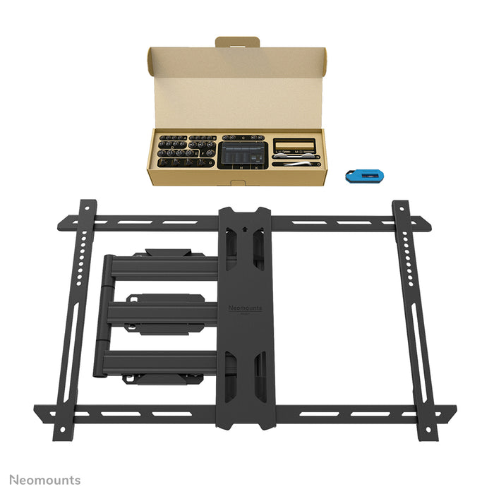 Neomounts WL40S-850BL16 Full-Motion Wandhalerung fir 40-70 inch Écrane - Schwaarz