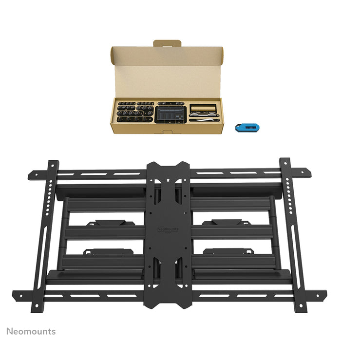 Neomounts WL40S-850BL18 Full-Motion Wandhalerung fir 43-86 inch Écrane - Schwaarz