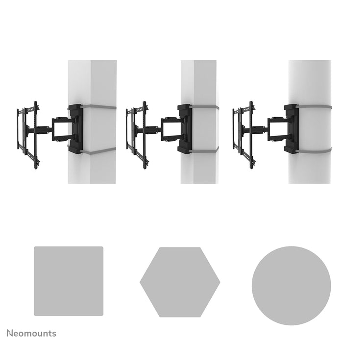 Neomounts WL40S-910BL16 Full-Motion Pilierhalterung fir 40-70 inch Écrane - Schwaarz