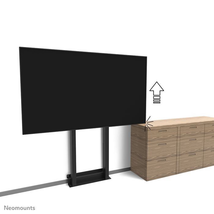 Neomounts WL55-875BL1 Motoriséiert Wandhalerung fir 37-100 inch Écrane - Schwaarz
