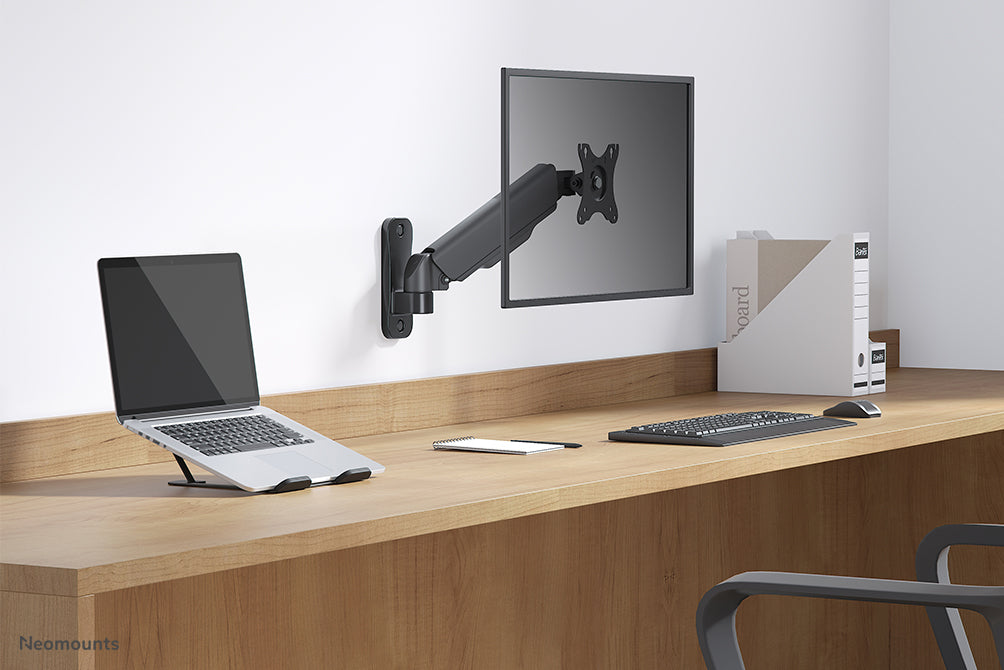 Neomounts WL70-440BL11 Full-Motion Wandhalerung fir 17-32 inch Écrane - Schwaarz