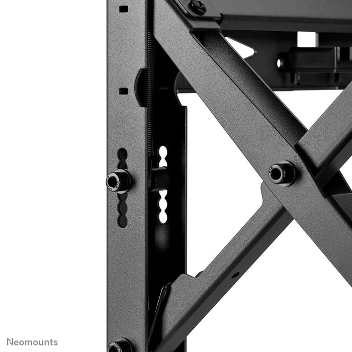 Neomounts WL95-900BL16 Push-to-Pop-Out Videowall-Halterung fir 45-75 inch Écrane - Schwaarz