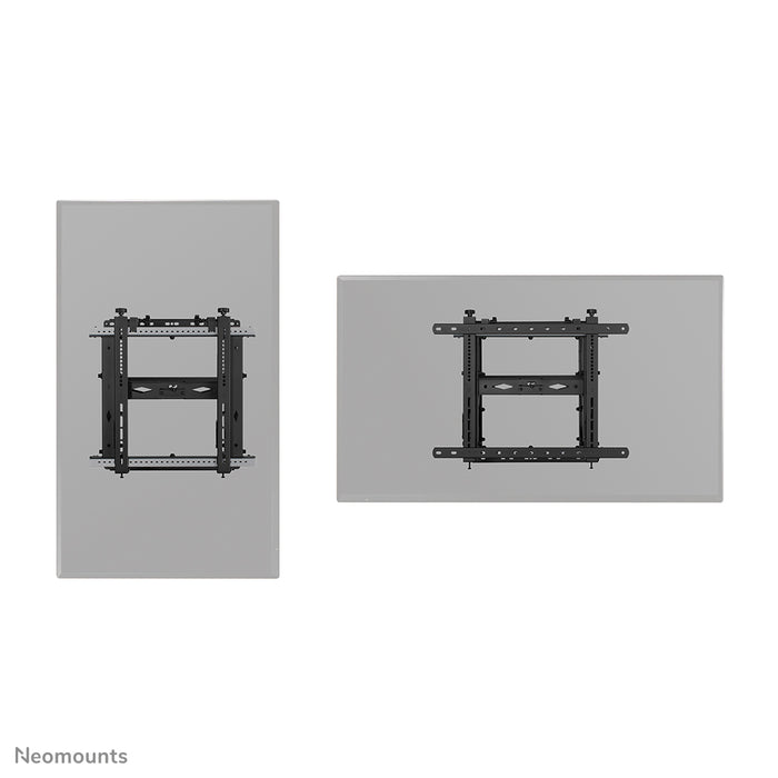 Neomounts WL95-900BL16 Push-to-Pop-Out Videowall-Halterung fir 45-75 inch Écrane - Schwaarz
