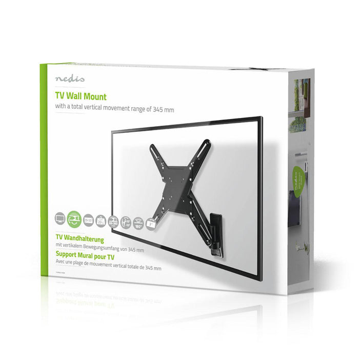 Vertikal TV Mauerbeugel | 29 - 55" | Max. 20 kg | 345 mm vertikale Reechwäit