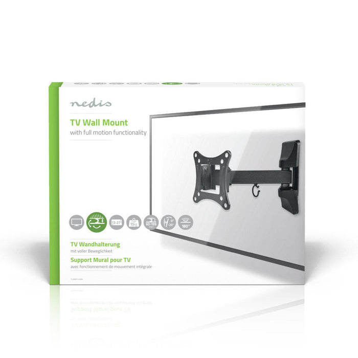 Full-Motion TV Mauerbriet | 13 - 27" | Max. 15 kg | 2 Scharnéierpunkten