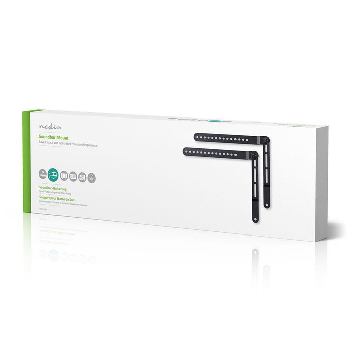 Soundbarbügel | TV-Schierm 32 - 65" | Iwwer 360° dréibar | Max. 10 kg