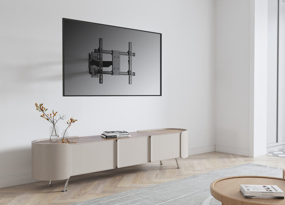 Wolff Mount universell dréibar Mauerhalterung fir Samsung Écranen bis 55 inch a VESA 400x400