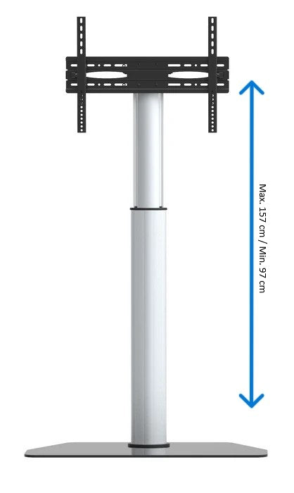 Wolff Mount Universelle Aluminium verstellbar schlanke TV Stänner |32 -70 inch |Presentatiounssäil |VESA 800x400 |10 Joer Garantie