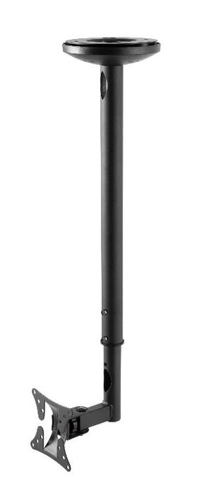OP=OP Wolff Mount Plafongsbeugel fir Monitorschiermer bis 27 inch héichtverstellbar |Universal fir all Marken |VESA 100x100