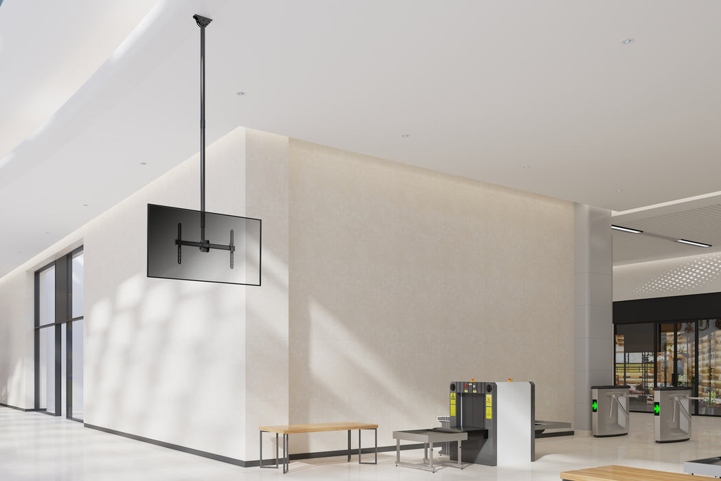 Wolff Mount Extra laange teleskopesch Plafongsbeugel |250-300cm |Universal|bis 70 inch |bis 50 KG |VESA 600x400