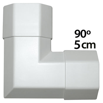 Kabeleck 90° wäiss