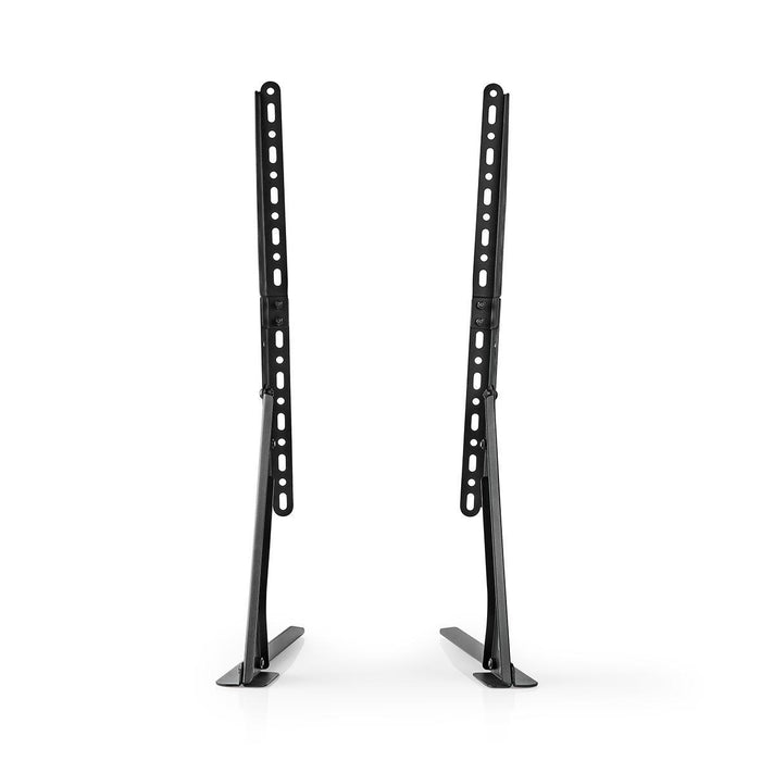 Nedis Fixen TV-Bürosstänner fir Bildschiermer vun 13-70 Inch | Maximal 50 kg | Flexibel Héichtenastellung | VESA-kompatibel | Stol | Schwaarz