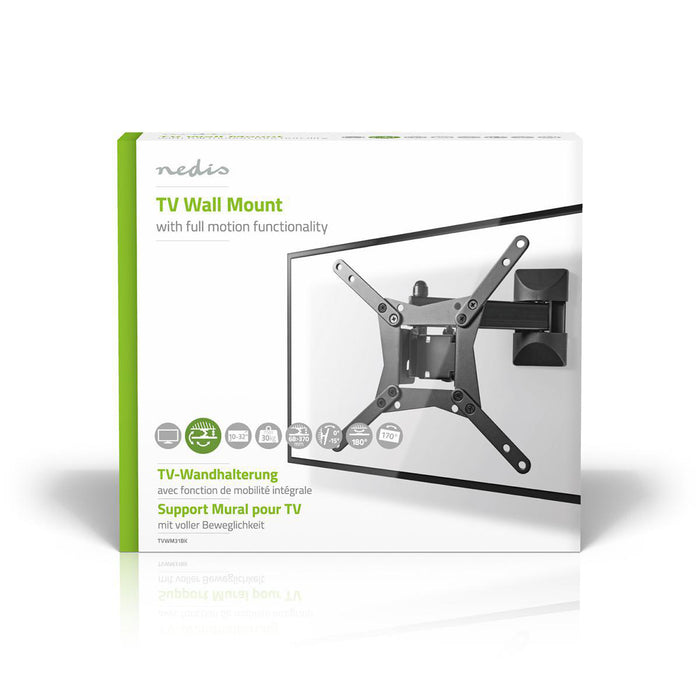 Full-Motion TV-Mauerbeugel | 10 - 32" | Max. 30 kg |