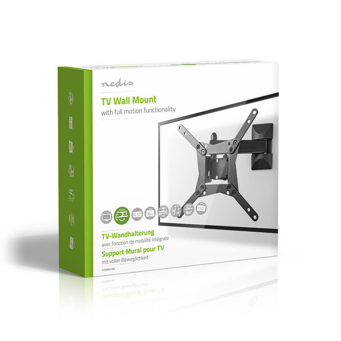 Full-Motion TV-Mauerbeugel | 10 - 32" | Max. 30 kg |
