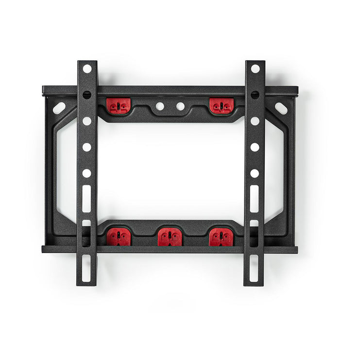 Festen TV-Beugel fir Gipsplack | 13 - 27" | Max. 15 kg | 28 mm Distanz bis Mauer | Schwaarz