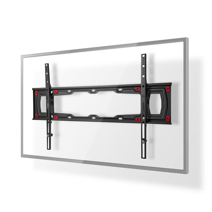 Fixe TV-Beugel fir Gipsplack | 37 - 70" | Max. 40 kg | 28 mm Ofstand bis bei d'Mauer | Schwaarz