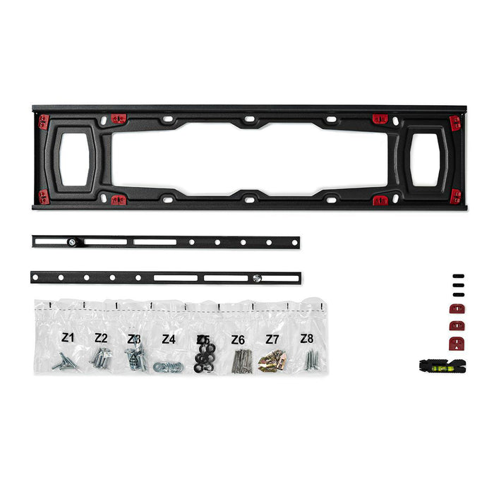 Fixe TV-Beugel fir Gipsplack | 37 - 70" | Max. 40 kg | 28 mm Ofstand bis bei d'Mauer | Schwaarz