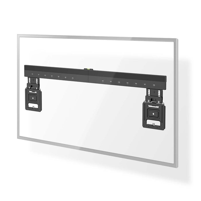 Nedis Fixen TV-Mauerbeugel 43-100 Inch - Ultra dënnen Micro-Gap - Max. 75 kg - Schwaarz - VESA-kompatibel.