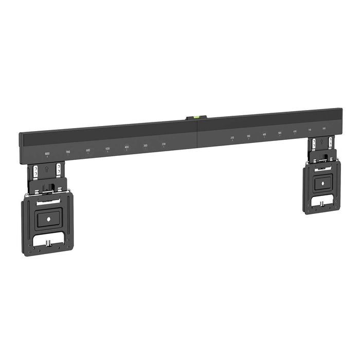 Nedis Fixen TV-Mauerbeugel 43-100 Inch - Ultra dënnen Micro-Gap - Max. 75 kg - Schwaarz - VESA-kompatibel.