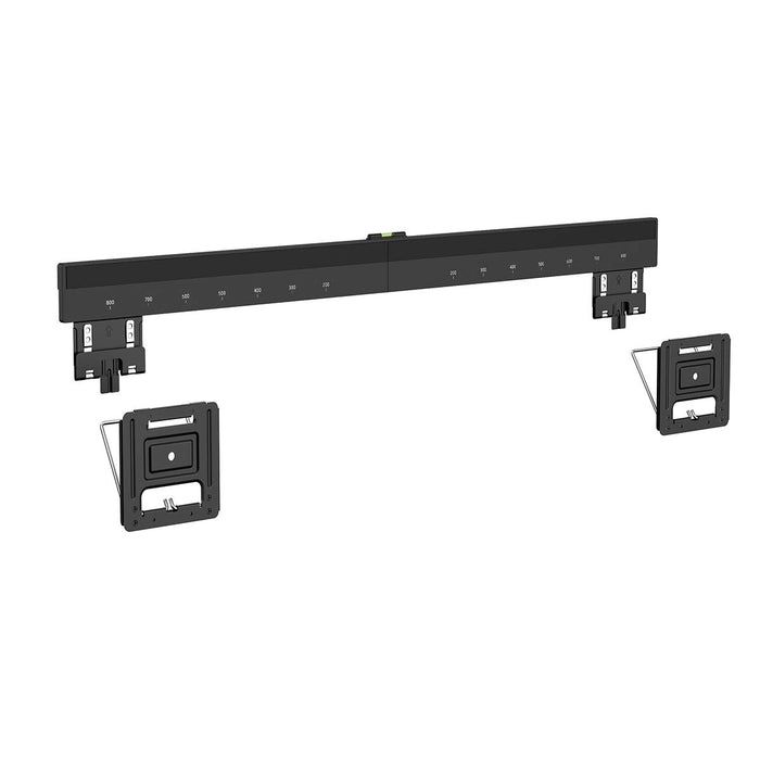 Nedis Fixen TV-Mauerbeugel 43-100 Inch - Ultra dënnen Micro-Gap - Max. 75 kg - Schwaarz - VESA-kompatibel.