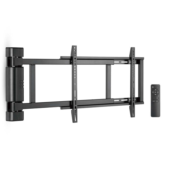 Elektresch TV-Mauerbeugel 32-75" | Max. 40 kg | Dréiwiinkel vun 90° | Fernsteierung