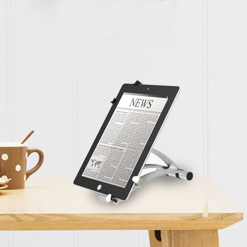 Wolff Mount Eleganten Aluminium Tablet iPad Mauerbeugel oder Dëschstänner |bis 10.4 inch |Aluminium |Universal