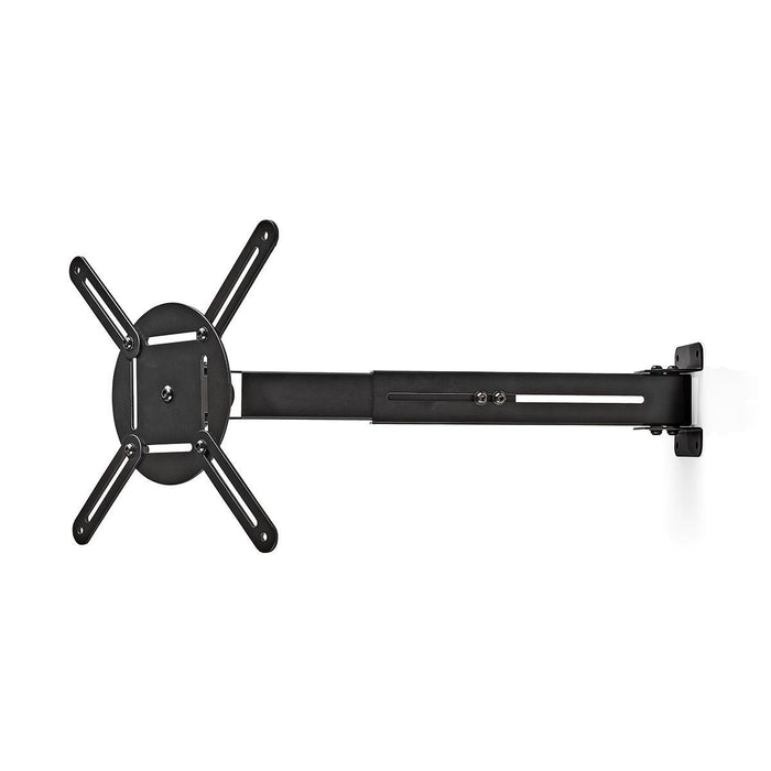 Mauerbriet fir Projektor | 360° dréibar | Max. 10 kg | Ofstand bis bei d'Mauer 314 - 500 mm | Schwaarz
