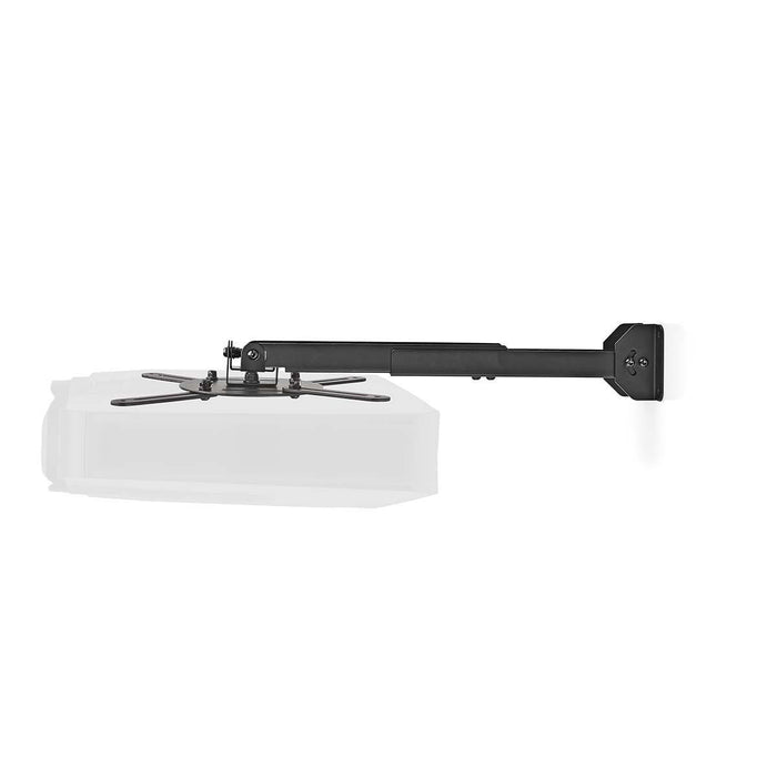 Mauerbriet fir Projektor | 360° dréibar | Max. 10 kg | Ofstand bis bei d'Mauer 314 - 500 mm | Schwaarz