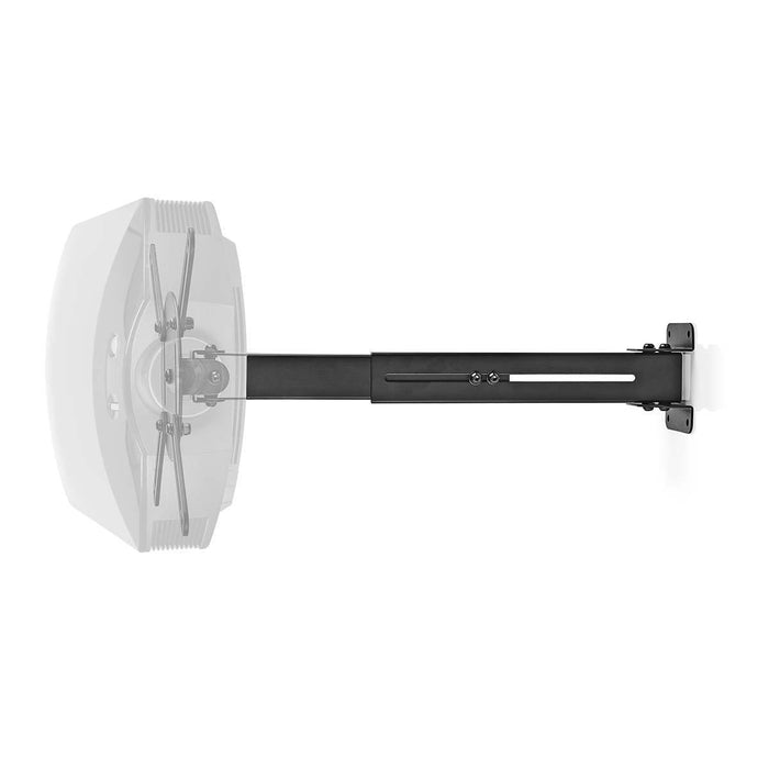 Mauerbriet fir Projektor | 360° dréibar | Max. 10 kg | Ofstand bis bei d'Mauer 314 - 500 mm | Schwaarz