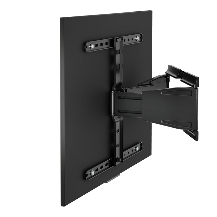 Wolff Mount Ultra-platt Full Motion TV Mauermontage | Distanz 19.5 bis 250mm | Dréibar - käntelbar | VESA 600x400 | Universell