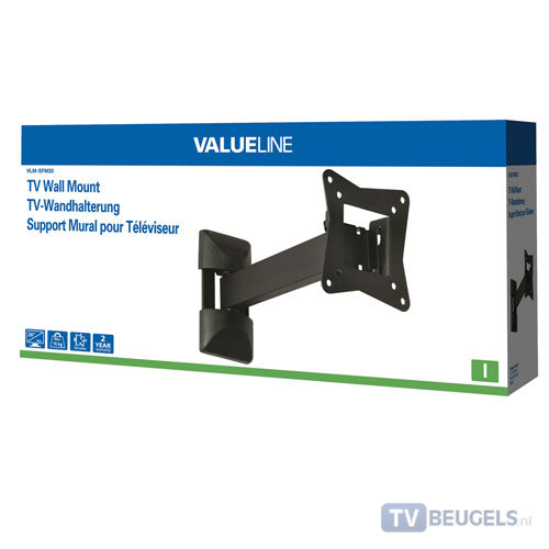 TV-Ophängsystem dréi- a kipbar fir Biller vu 10 bis 26 inch