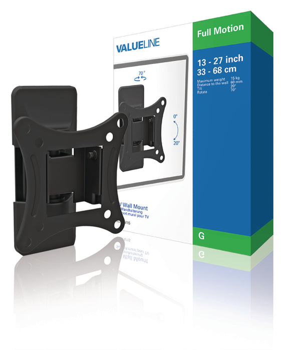 Valueline TV-Mauerbeugel 13 bis 27 inch