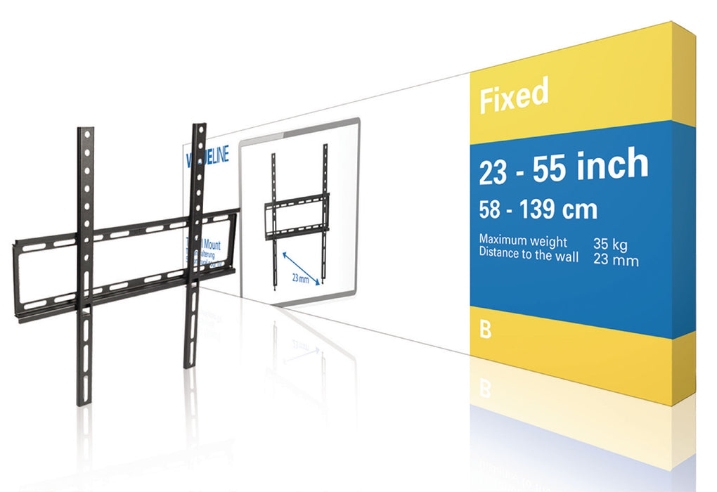 Valueline fixéiert TV-Mauerbeugel 23 bis 55 inch