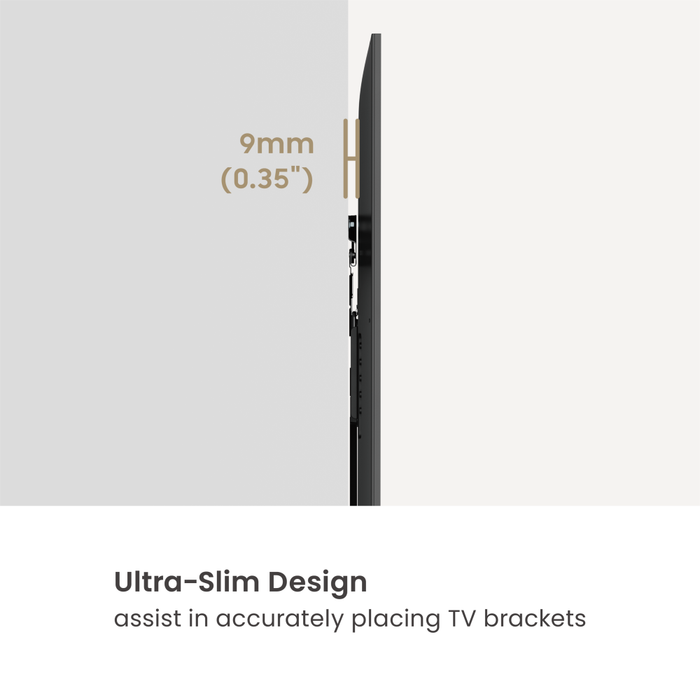 Wolff Mount ultra platte TV-Mauerbeugel 9 mm 32-86 inch | Fixe TV-Beugel bis 75 kg
