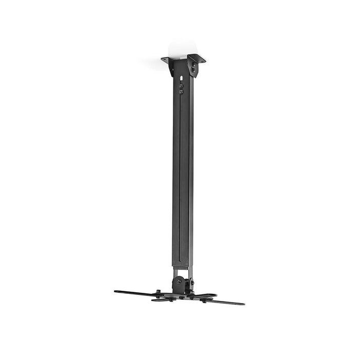 Plafongsbeugel fir Projektor | 360° dréibaar | Max. 10 kg | Distanz bis bei d'Mauer 550 - 1000 mm | Schwaarz