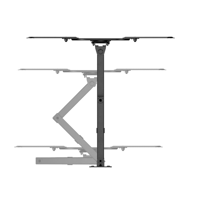 Wolff Mount BUDGET dréibar Mauerbeugel fir Schiermer bis 43 inch | VESA 400x400 | Universell