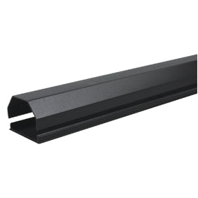 Kabelkanal TV Aluminium schwaarz 5cm breet